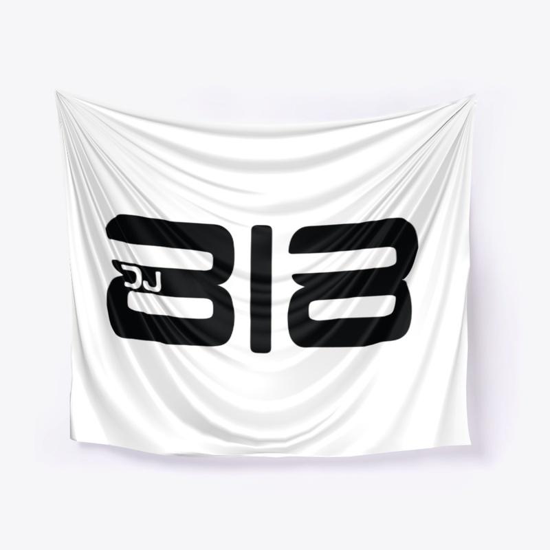 DJ 818 - Logo Design (Black)